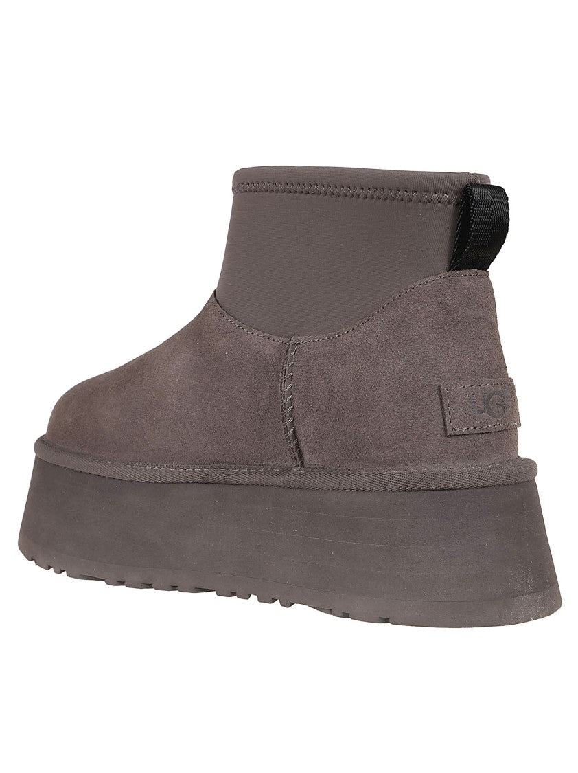 Ugg Ankle Boots With Plush Sheep Skin And Comfortable Platform Sole