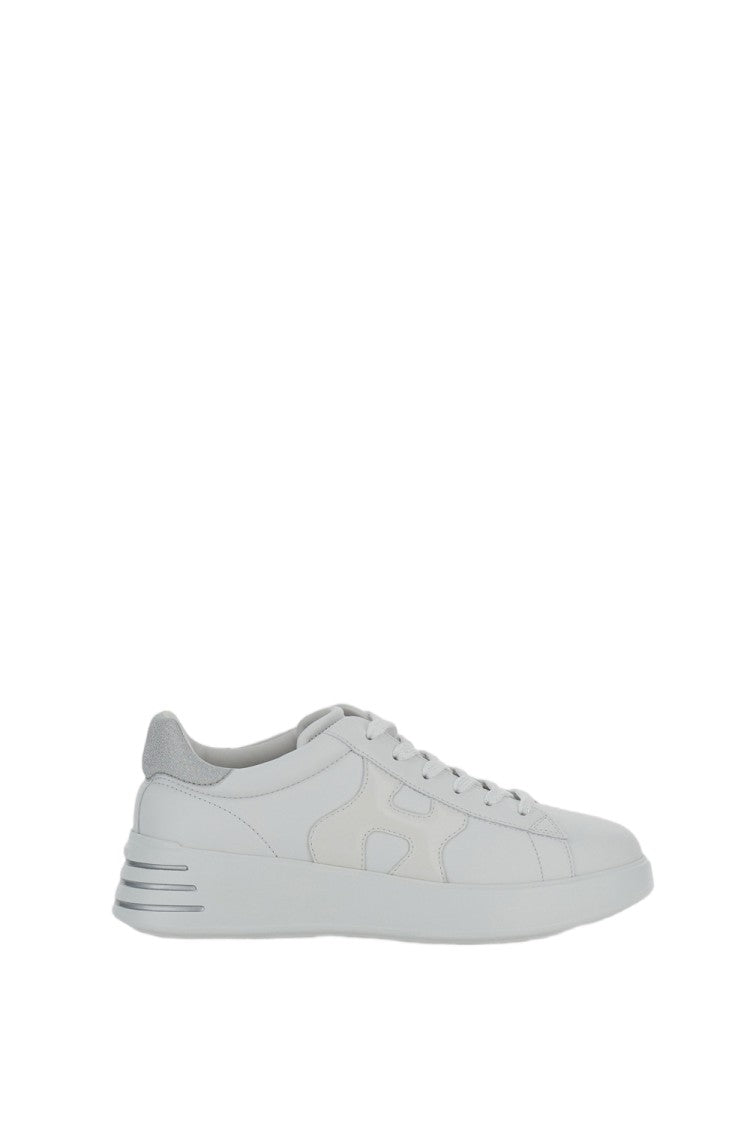 Hogan White Hogan Rebel Nappa Sneakers