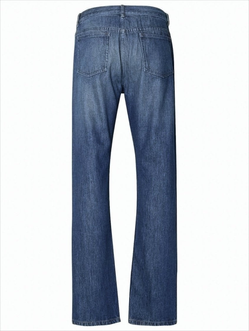 A.P.C. Medium Blue Straight-Leg Denim Pants