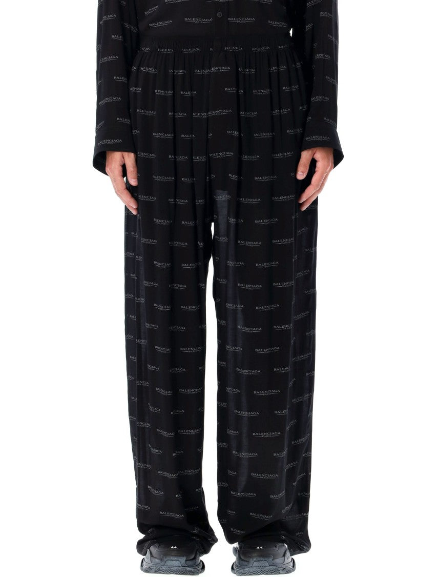 Balenciaga Logo Pyjama Pants