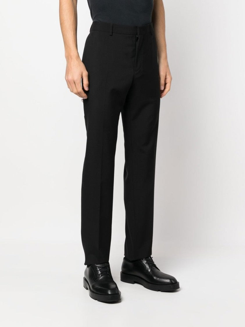 Valentino Garavani Slim-Cut Tailored Trousers In Virgin Wool
