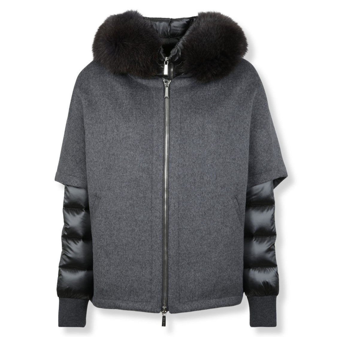 Moorer Short Cape-Style Coat