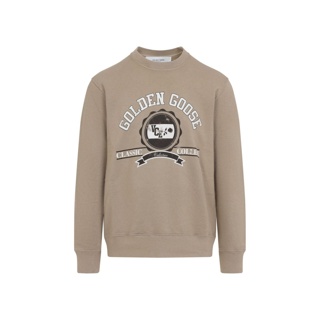 Golden Goose Logo Sweatshirt – Beige