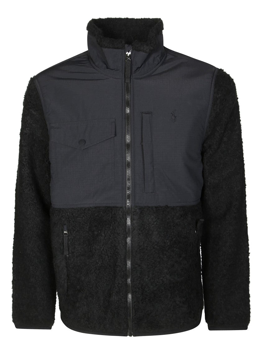 Polo Ralph Lauren Textured Pile Fabric Zip-Up Jacket