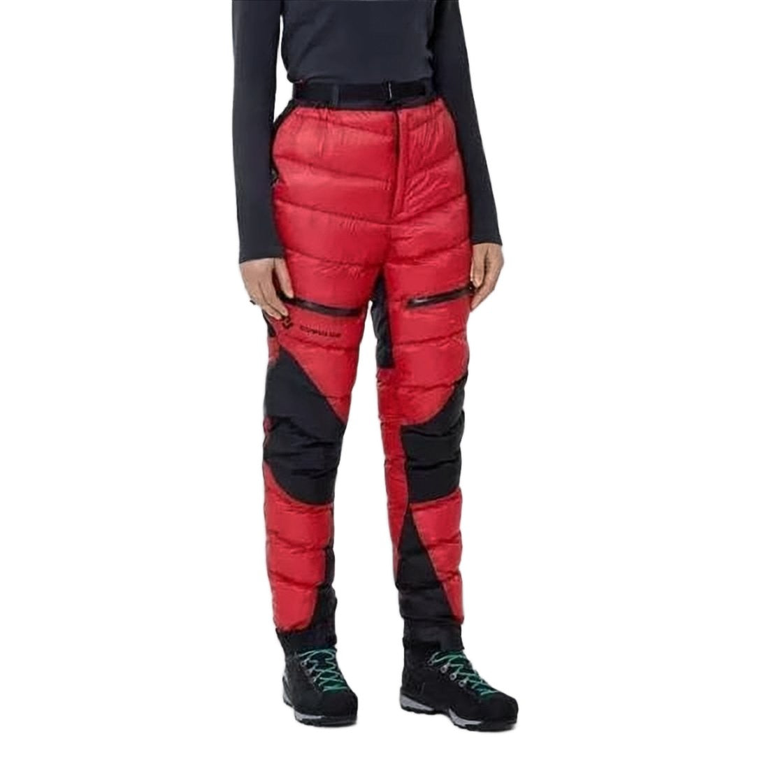 Cumulus Quilted Padded Straight Pants With Adjustable Ankle Zippers