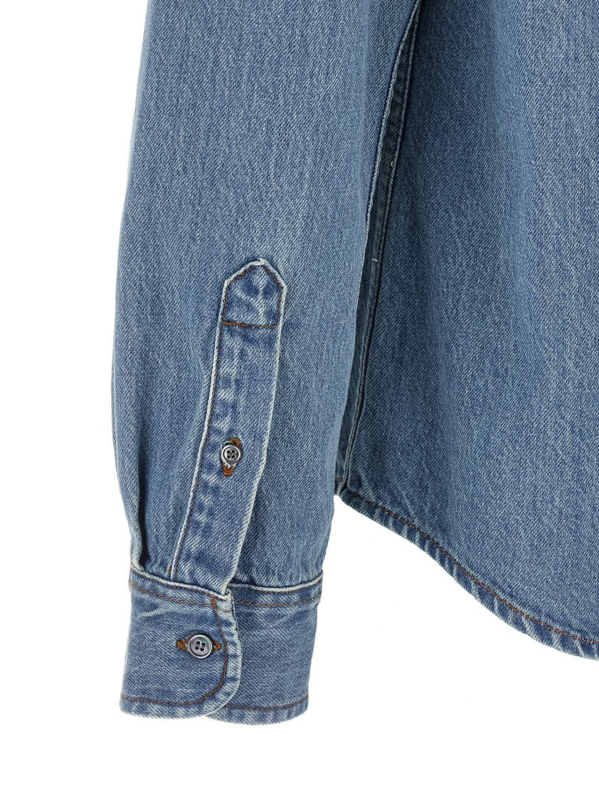 Ami Paris 'Ami De Coeur' Denim Shirt