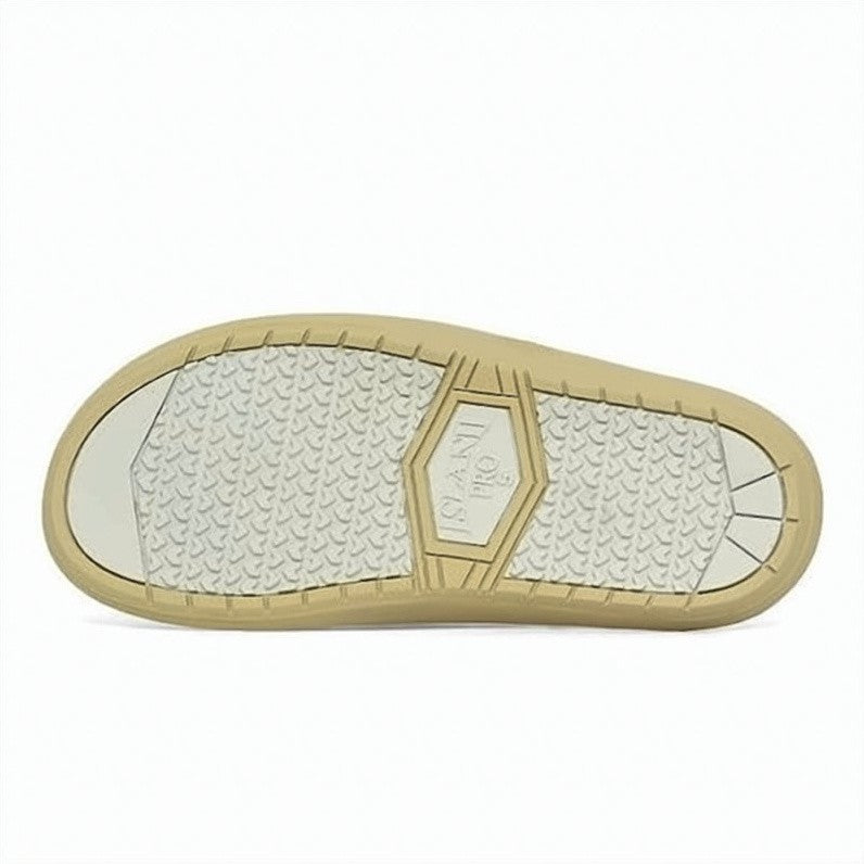 Island Slipper Thonged Brown Suede Slippers With Cushioned Footbed