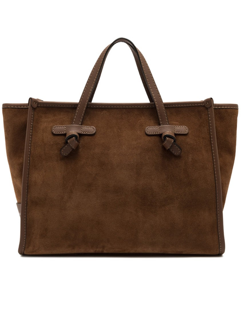 Gianni Chiarini Miss Marcella 32 Brown Suede Tote