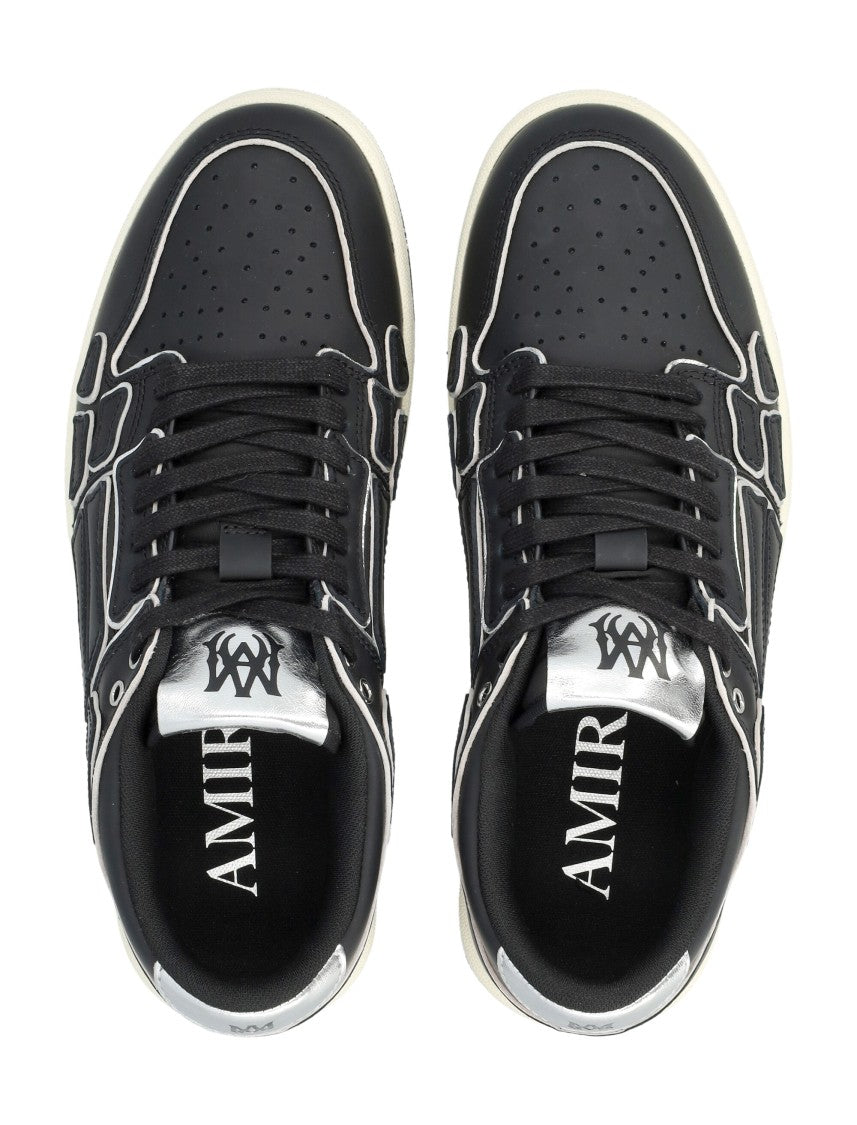 Amiri Classic Low Silver-Detail Sneakers