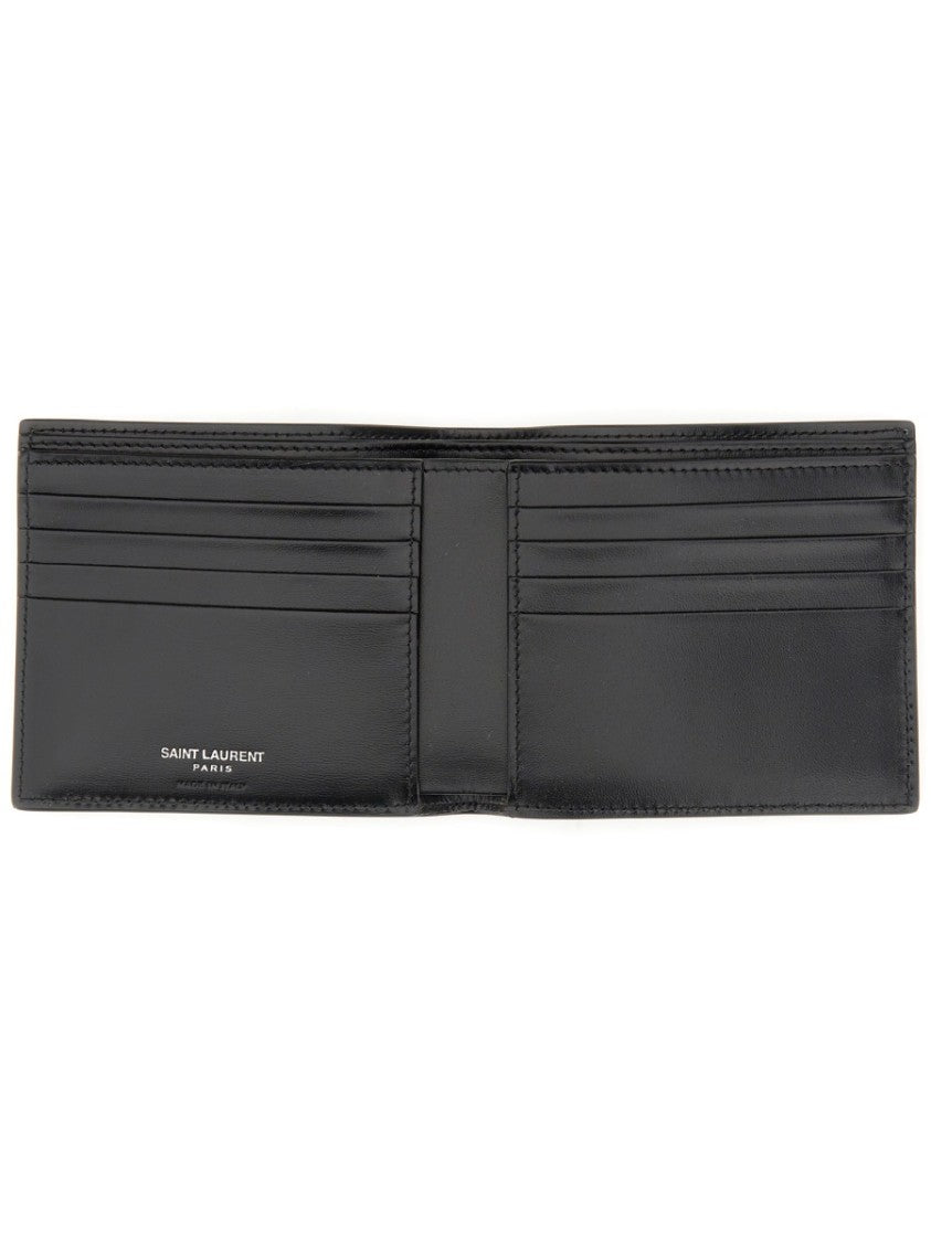 Saint Laurent Tiny Cassandre East/West Wallet