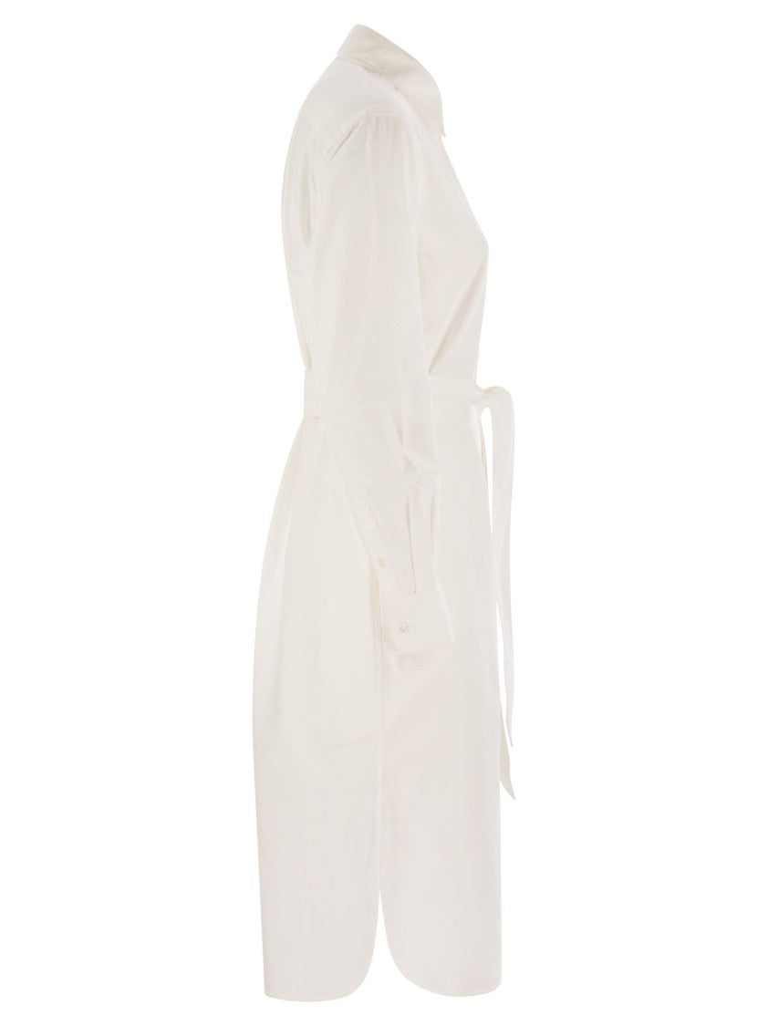 Polo Ralph Lauren Cotton Chemisier With Belt