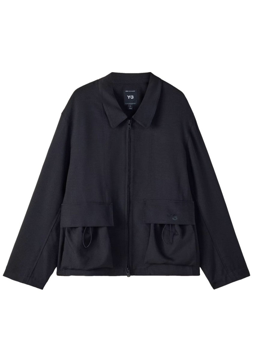 Y-3 Boxy Slightly Cropped Polyester Jacket
