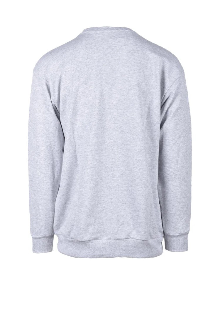 Paciotti 4Us Light Grey Graphic Cotton Sweatshirt