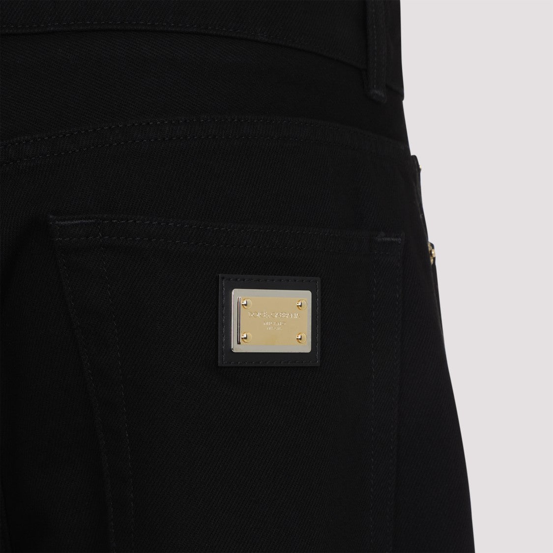 Dolce & Gabbana Black Cotton Pants