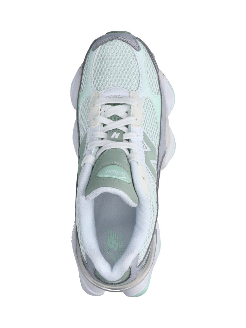 New Balance Green 9060 Chunky Suede Sneakers