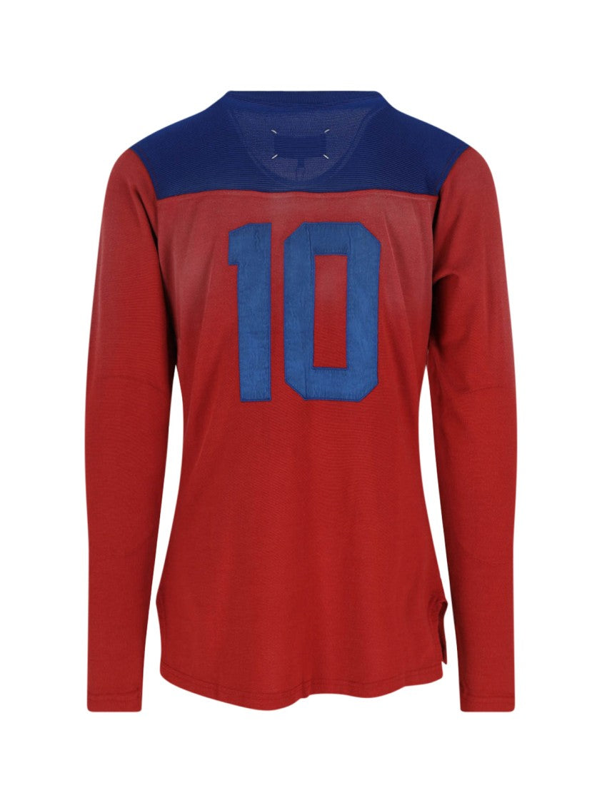Maison Margiela 10 Sweater – Red And Blue