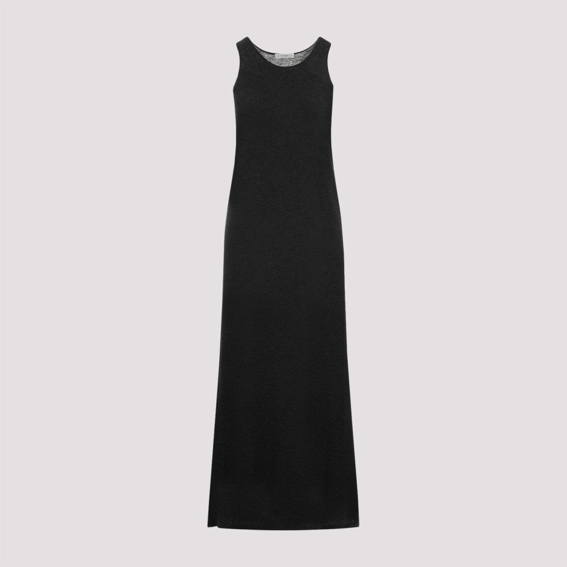 The Row Dark Grey Melange Cotton Farissa Dress