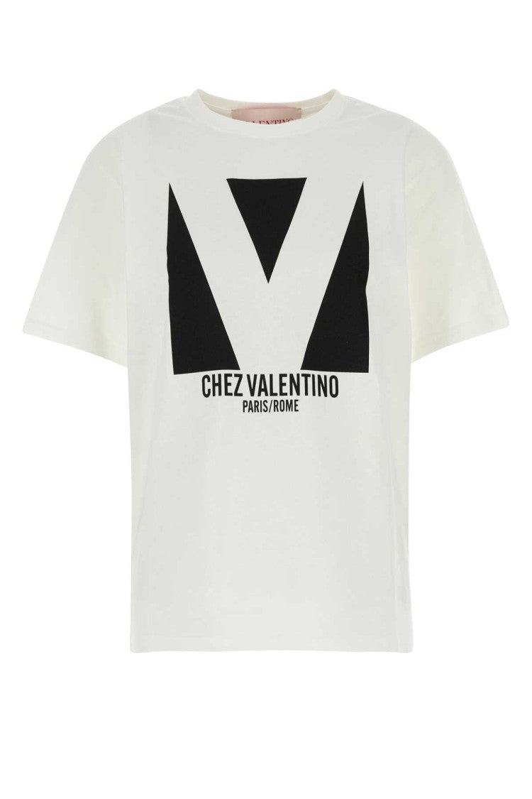 Valentino Garavani White Cotton T-Shirt