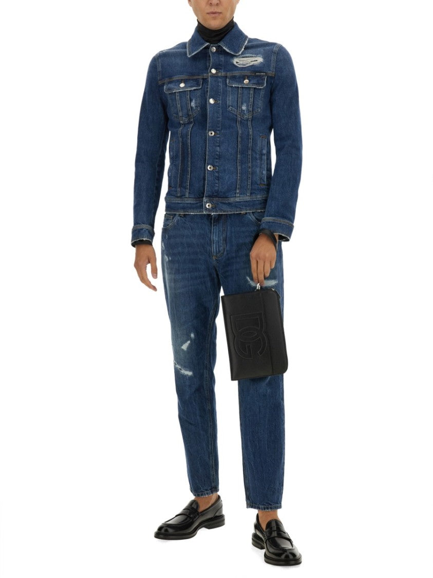 Dolce & Gabbana Strethc Denim Jacket