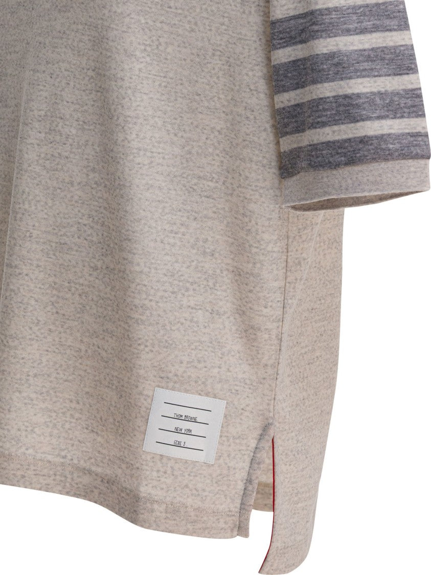 Thom Browne "4Bar" Wool T-Shirt