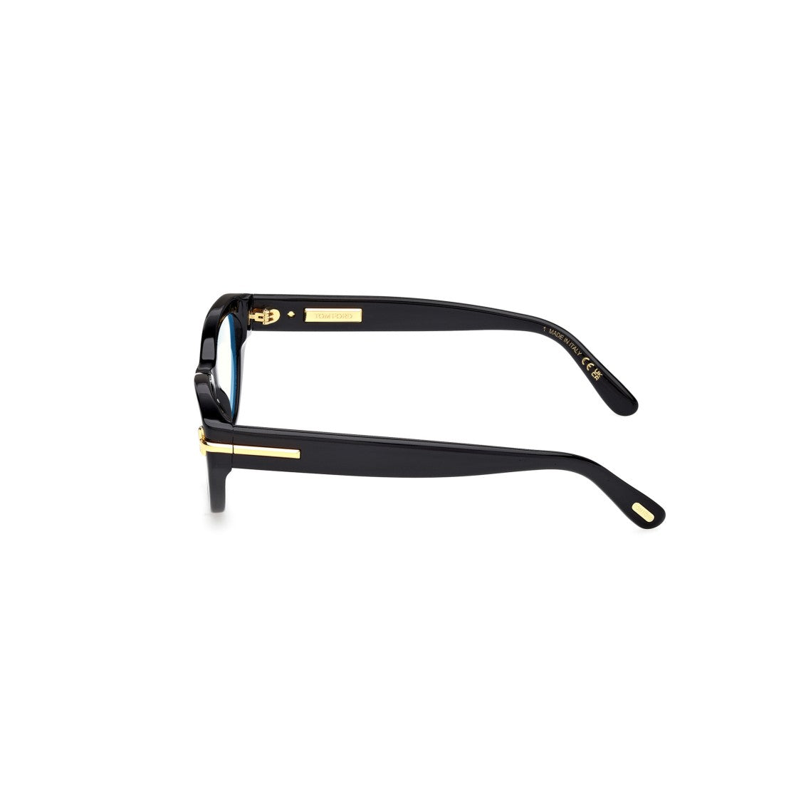 Tom Ford Ft6079-B Glossy Black Cat-Eye Eyeglasses