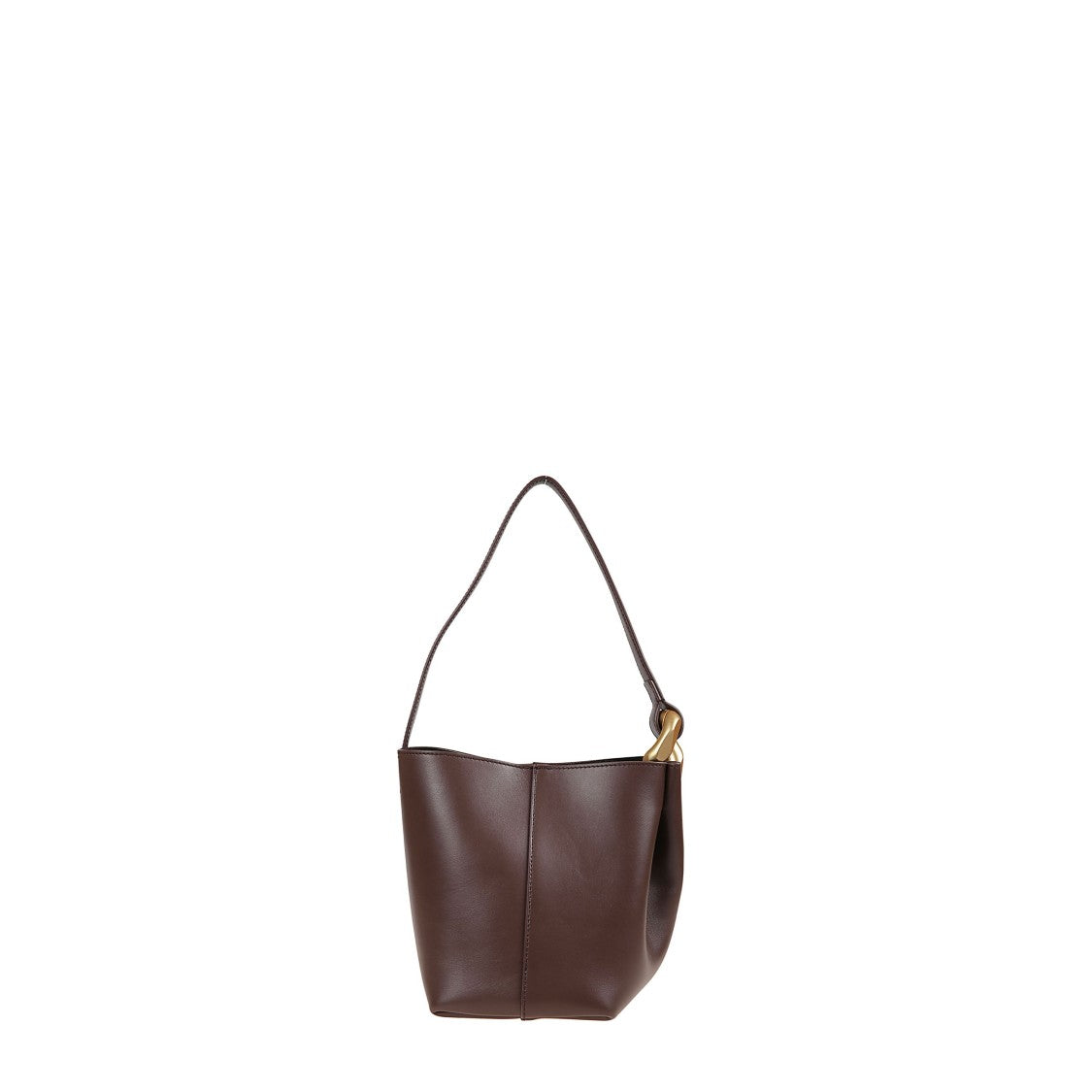 J. W. Anderson Brown Leather Bucket Bag