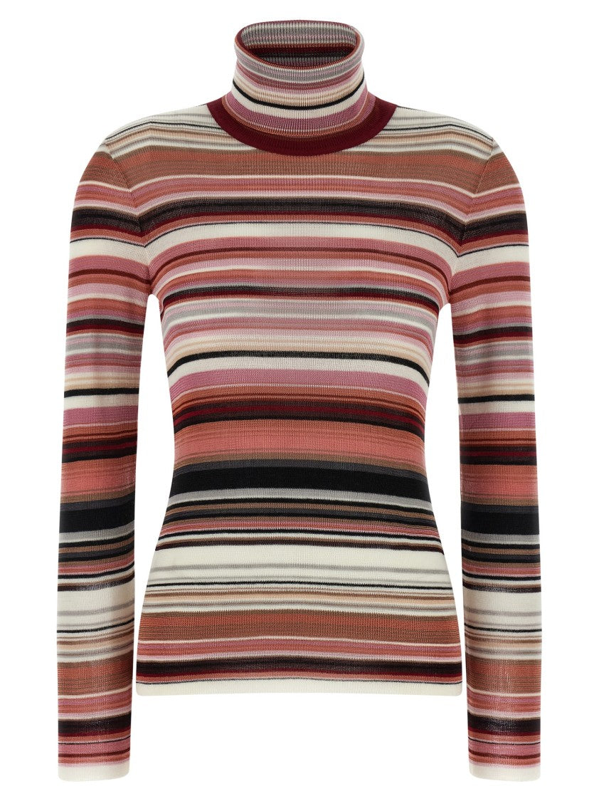 Missoni Striped Turtleneck Sweater