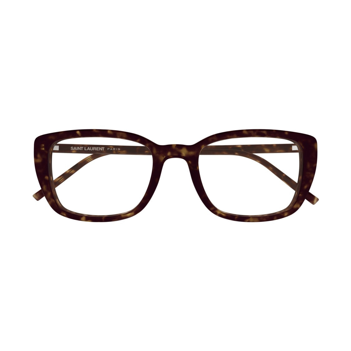 Saint Laurent Sl 776 Oversized Square Tortoiseshell Eyeglasses