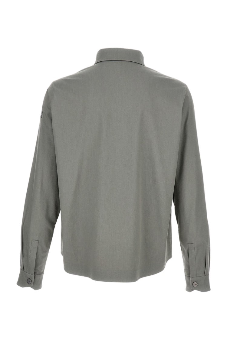 Rrd Loose-Fitting Green Jacket With Front Button Closure And Subtle Logo