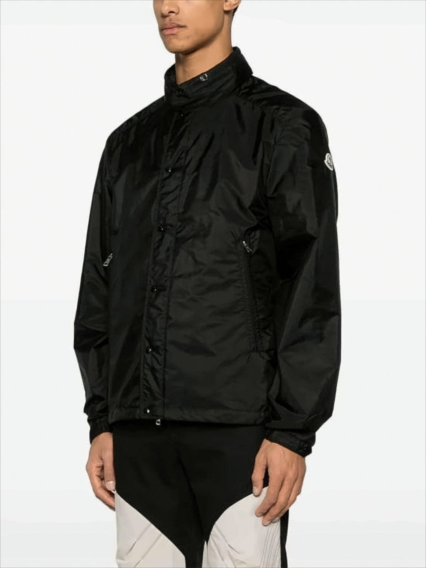 Moncler High Collar Black Polyamidejacket