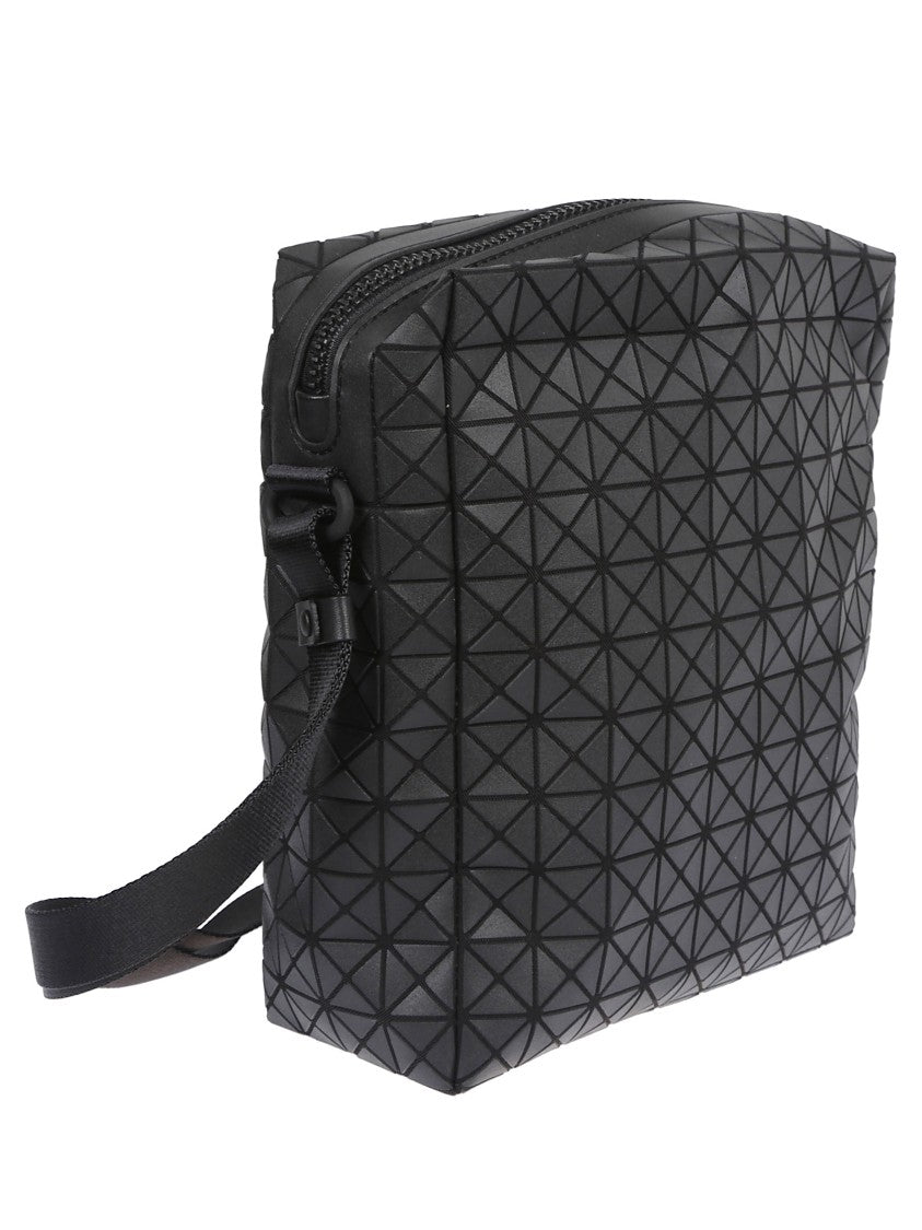 Bao Bao Issey Miyake Geometric Pattern Leather Shoulder Bag With Adjustable Strap