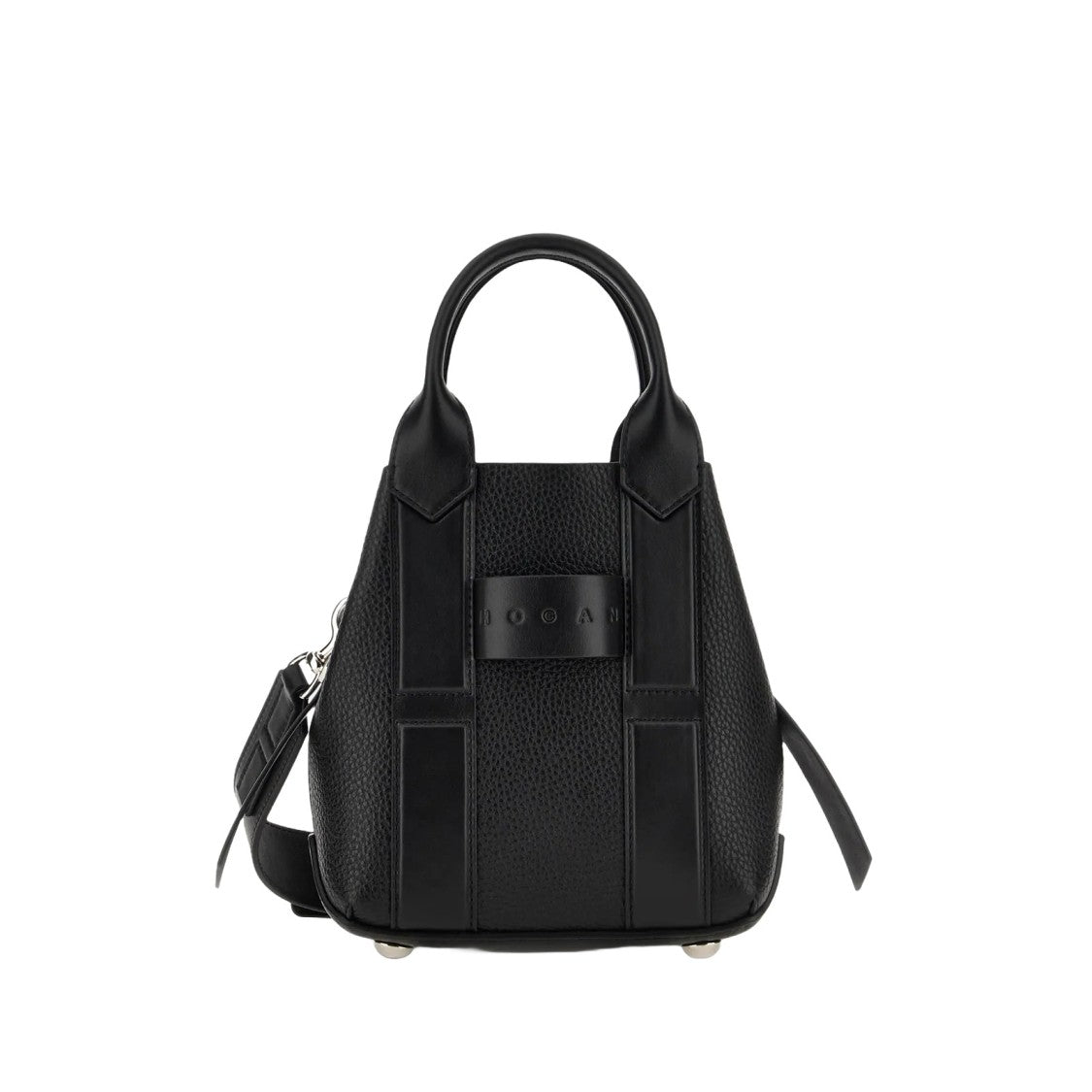Hogan Structured High-Quality Leather Shopping Bag