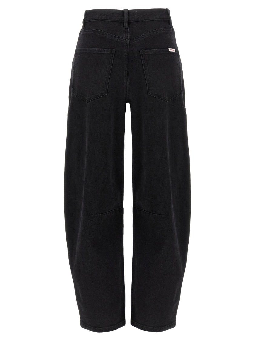 Self-Portrait Black Barrel Leg' Jeans
