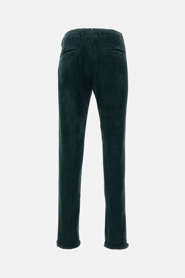 Incotex Tailored Fit Corduroy Trousers With Zip