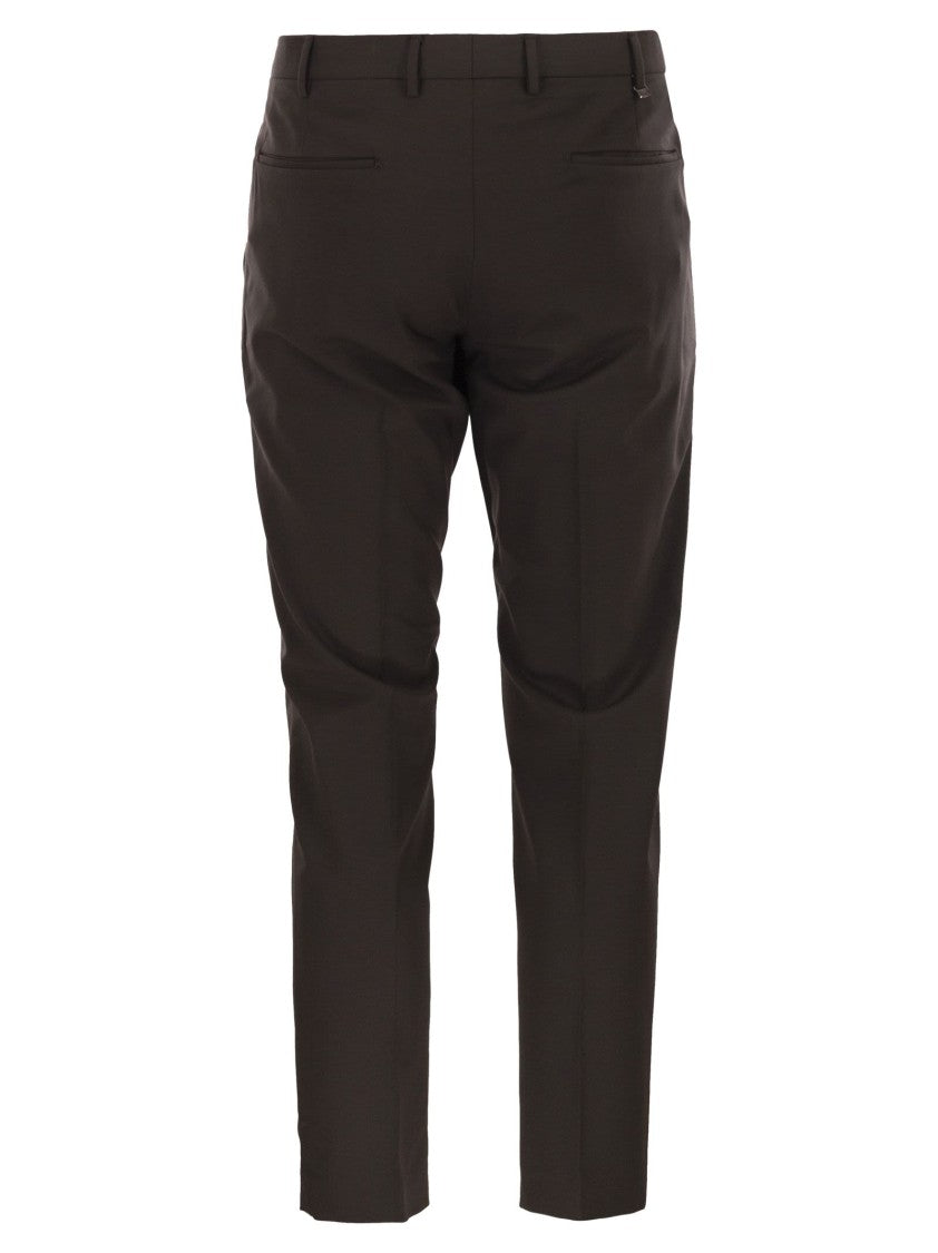 Pt Torino Dieci - Stretch Virgin Wool Trousers