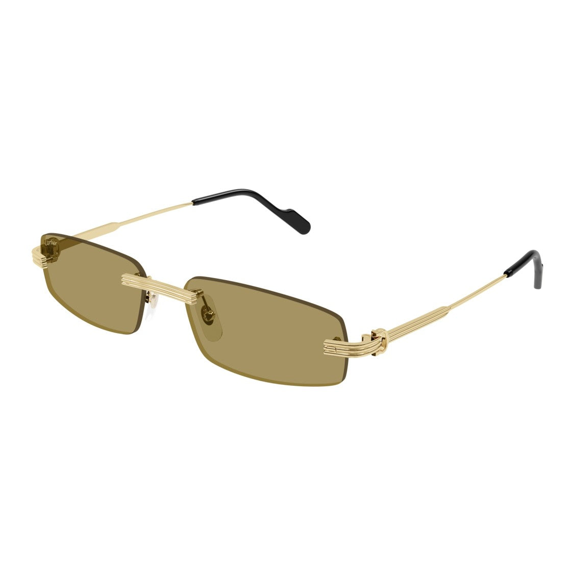 Cartier Ct0535s Rimless Rectangular Sunglasses