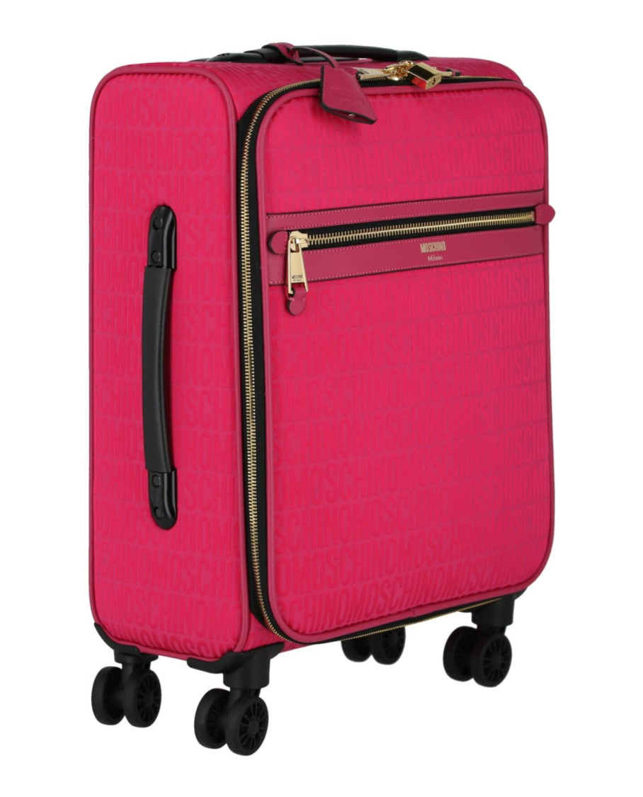 Moschino All-Over Logo Trolley Case