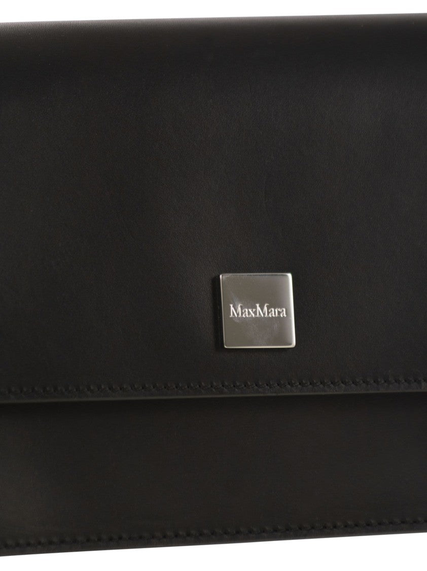 Max Mara Biancaroughs - Small Leather Crossbody Bag