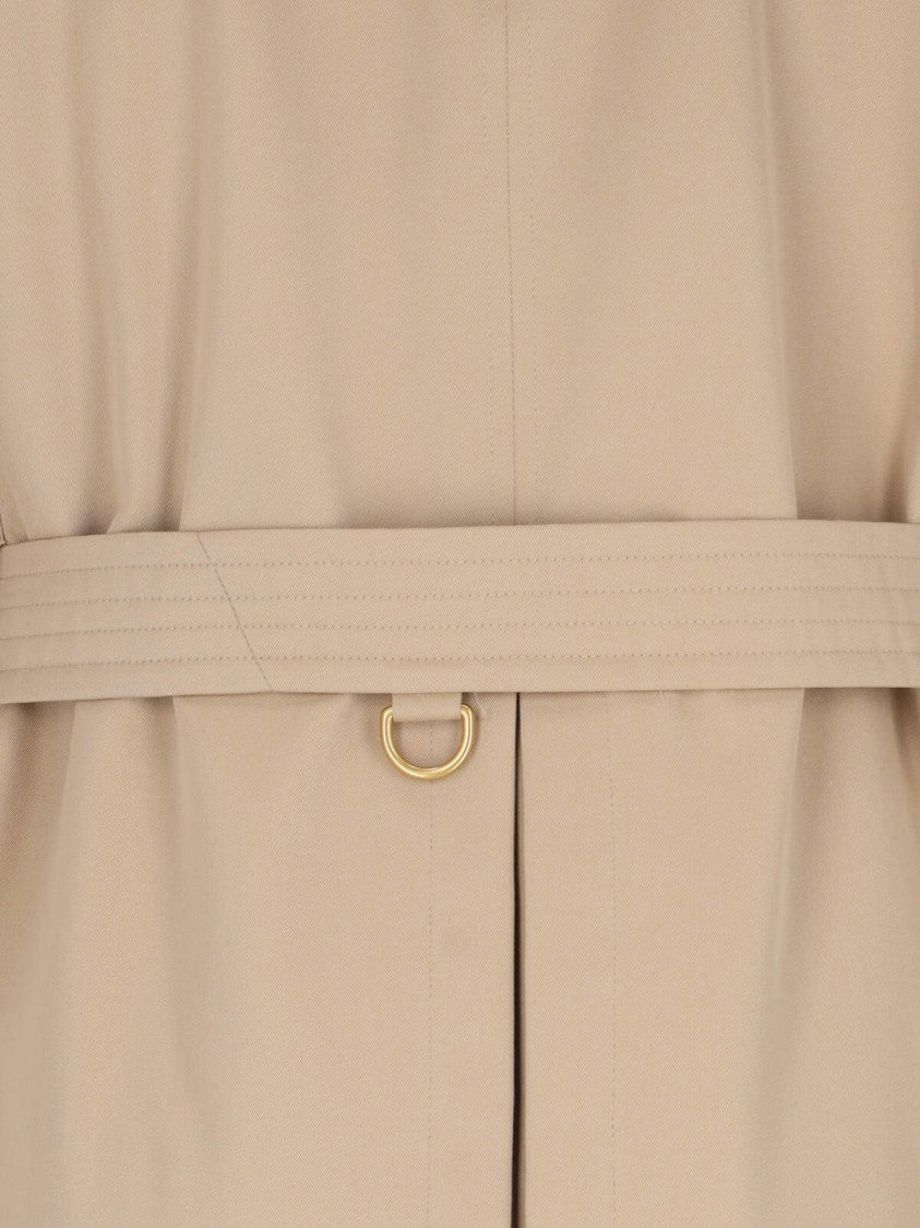 Burberry Double-Breasted Trench Coat – Beige