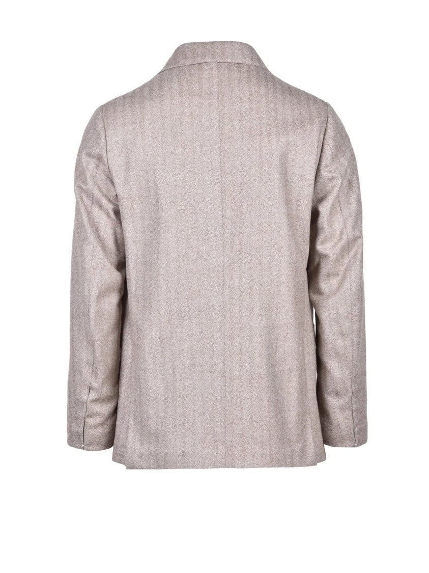 Luigi Borrelli Napoli Virgin Wool Jacket - Brown