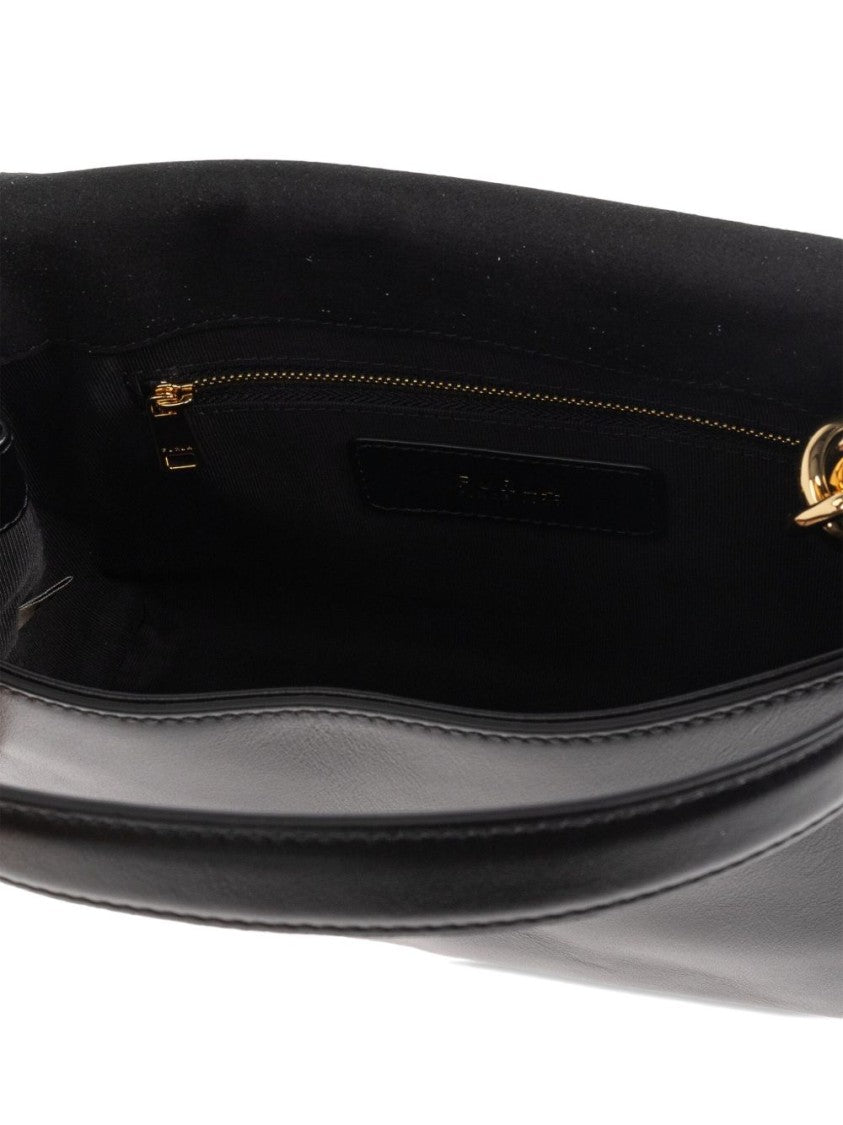 Furla Structured Handbag With Gold-Tone Button Closure