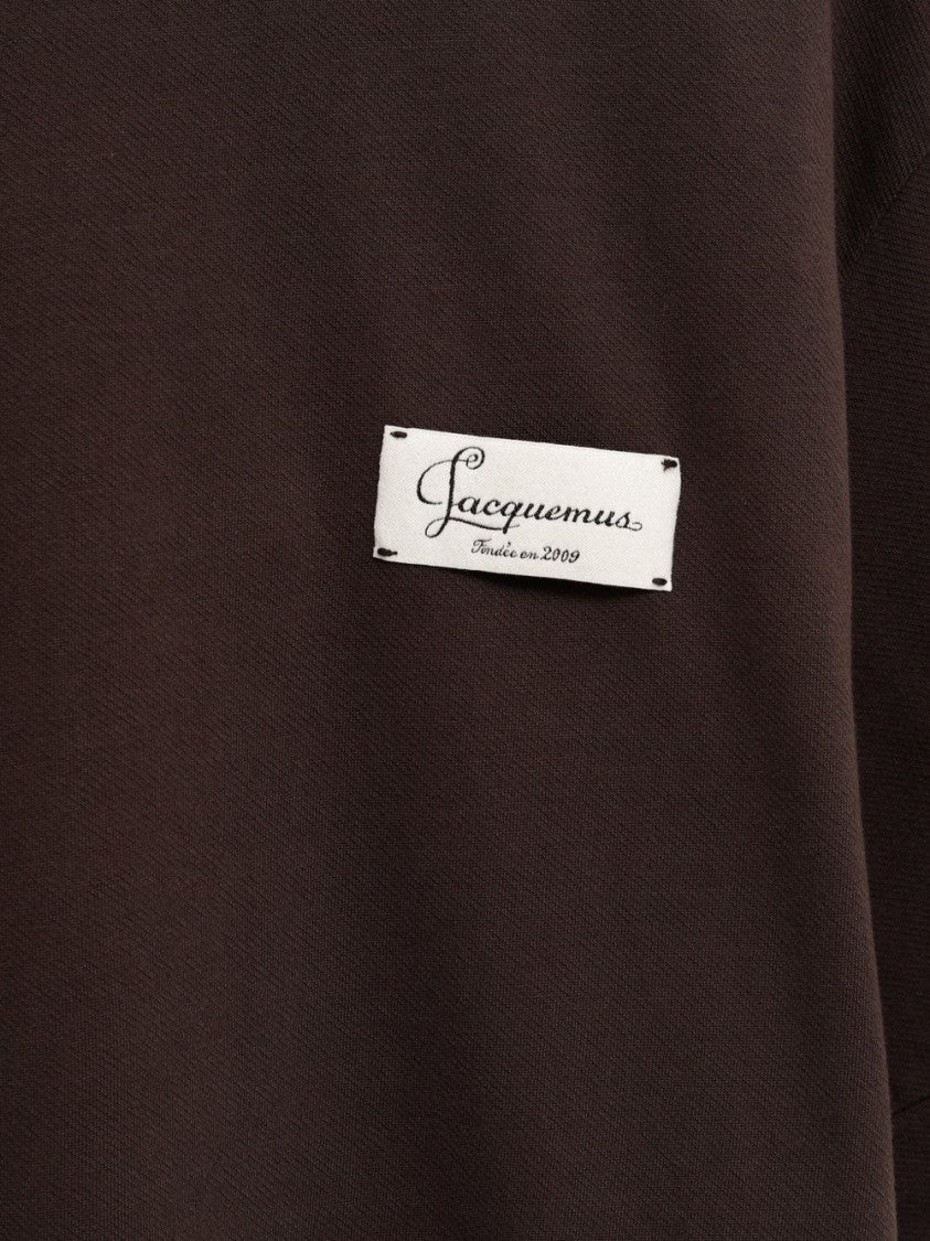 Jacquemus Dark Brown Script Patch T-Shirt