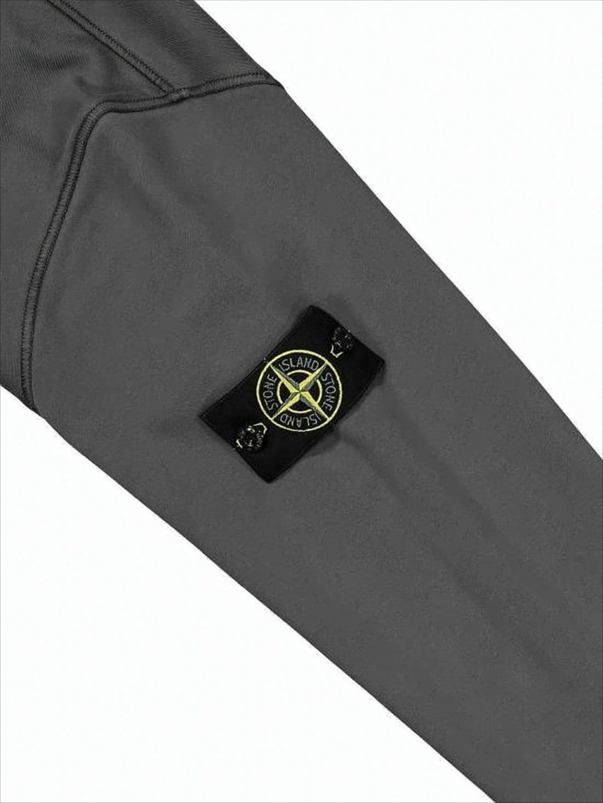 Stone Island Long-Sleeve Sweatshirt With Distinctive Patch Logo