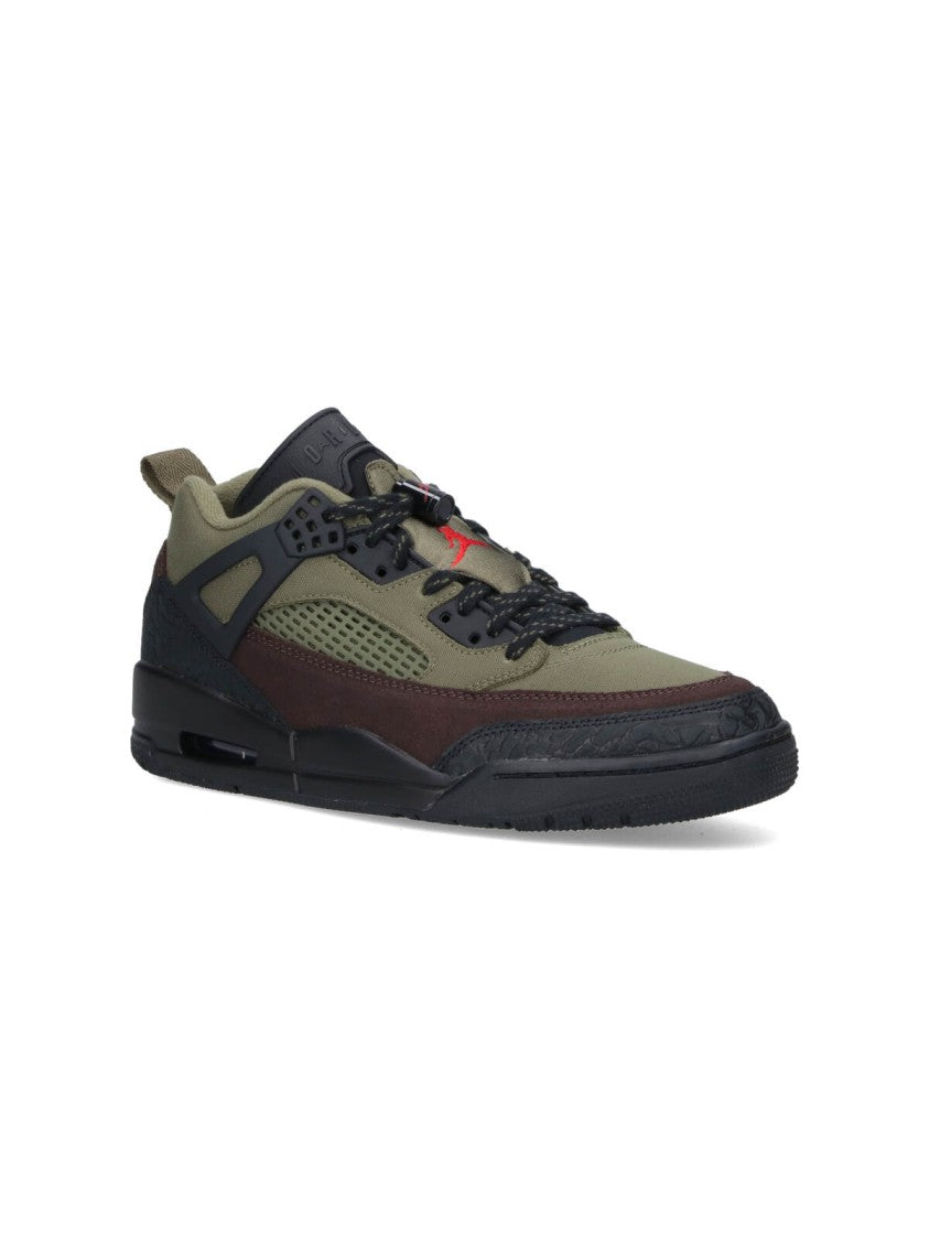 Nike "Jordan Spizike Low" Sneakers, In Green Fabric