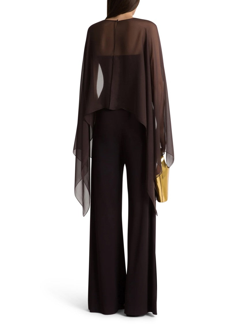 Alberta Ferretti Wide-Leg Trousers With High Waist And Side Slit