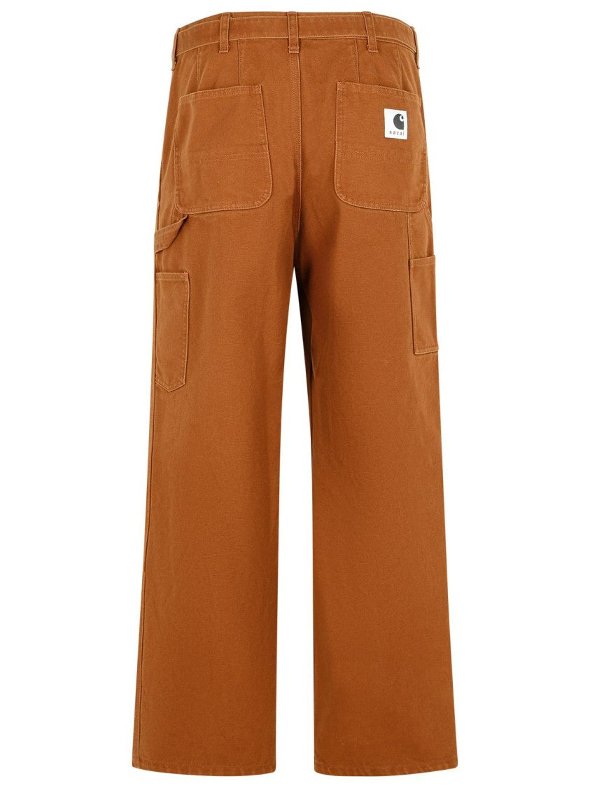Sacai 'Carhartt Work In Progress' Brown Cotton Pants
