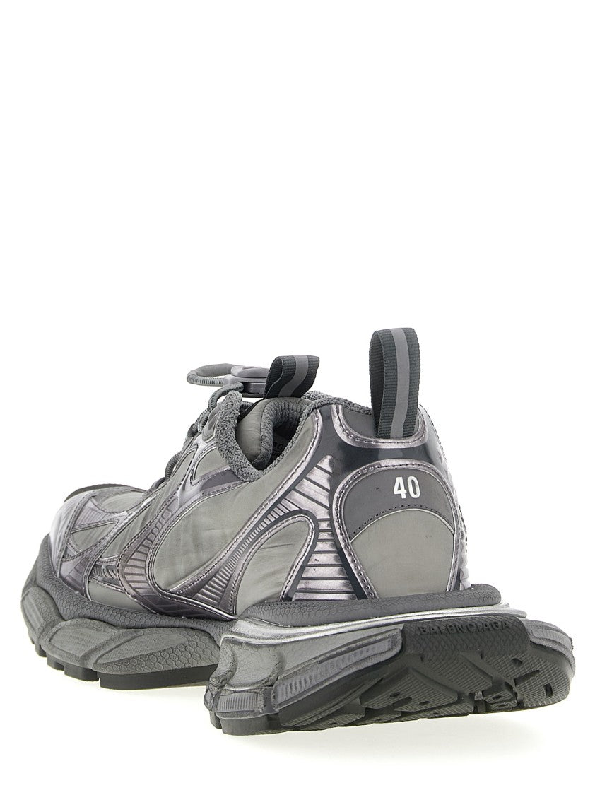 Balenciaga Used-Effect Mesh And Polyurethane Sneakers With Quicklace Closure