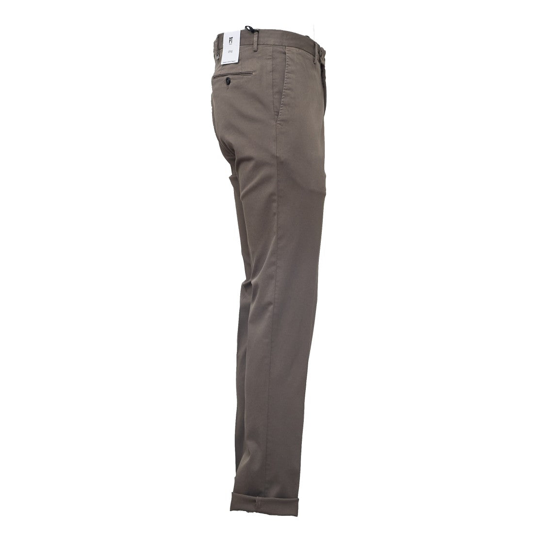 Pt Slim-Fit Stretch Gabardine Trousers With Tailored Details