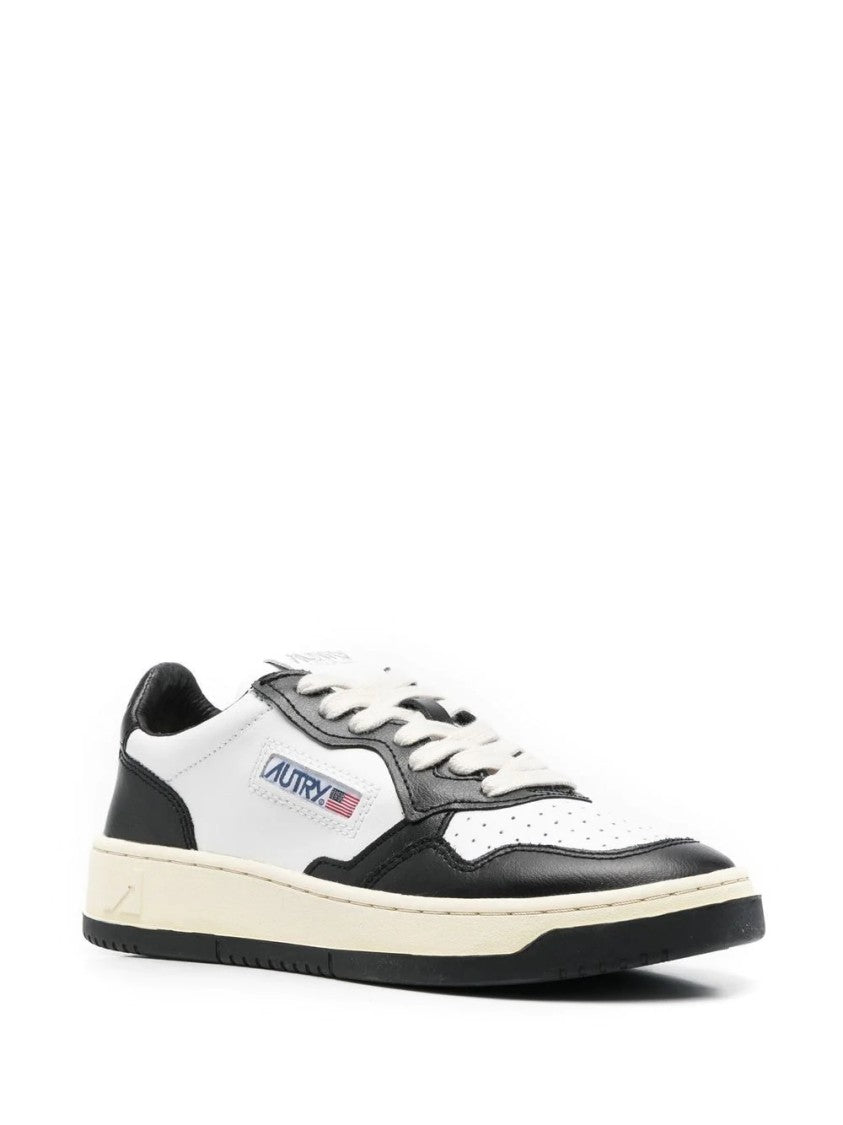 Autry Classic White Sneakers With Leather Detailing