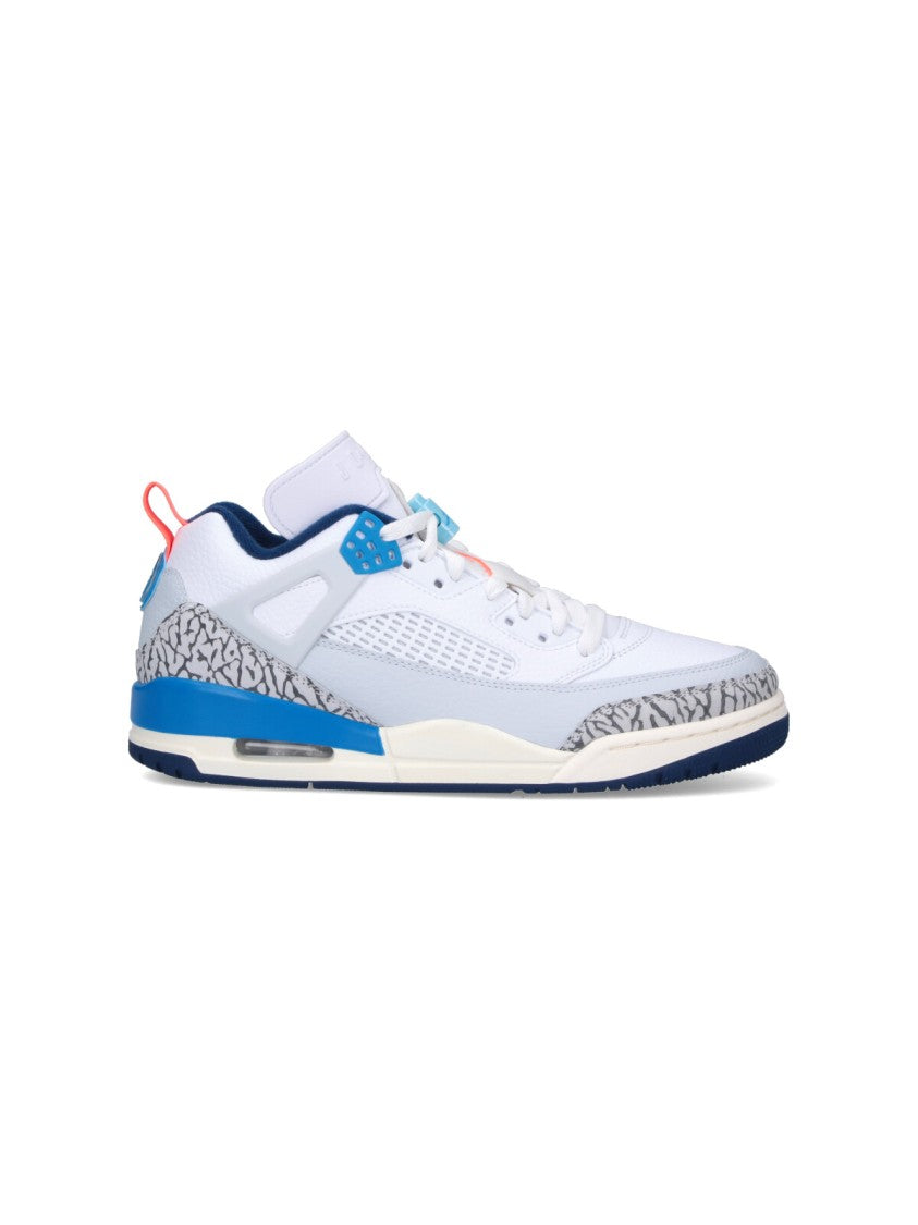 Nike "Jordan Spizike Low" Sneakers, In White Leather
